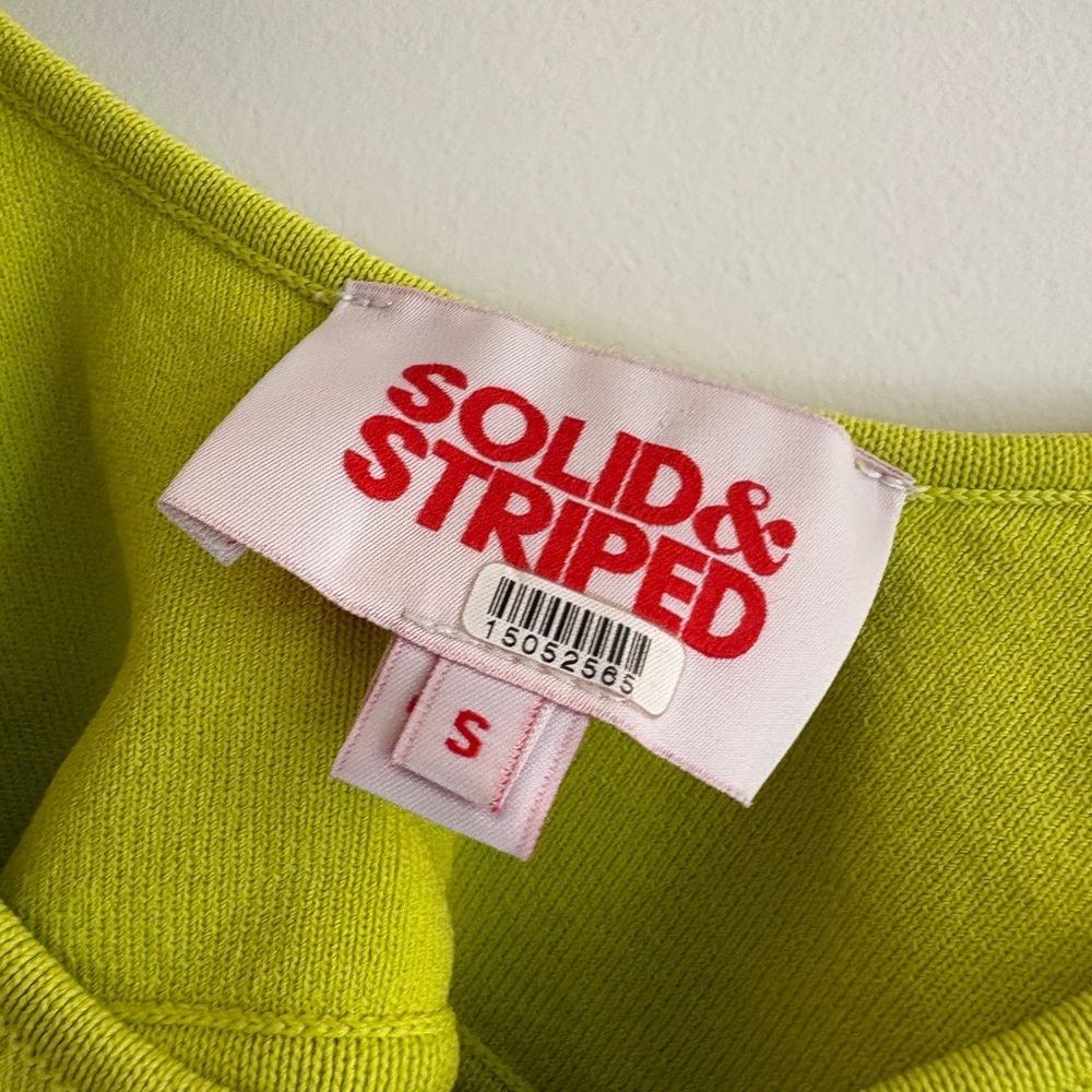 Solid & Striped Lime Green Top - image 3